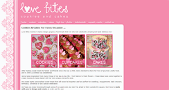 Desktop Screenshot of lovebitescookies.com.au